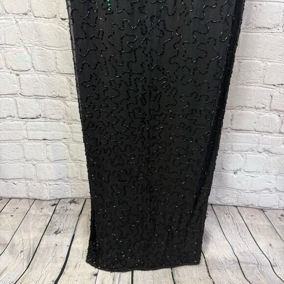 Vintage Alyce Designs Beaded Sequin Formal Gown Dress Size 8 - Picture 8 of 16